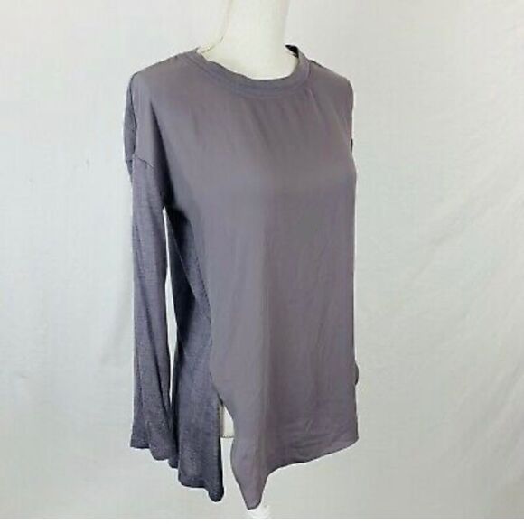 Lou & Grey Mix Media Long Sleeve Top. Size XS - Picture 1 of 12